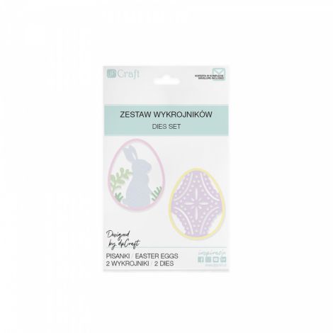 Zestaw Wykrojników dpCraft Zając i Pisanka, 2szt - 3